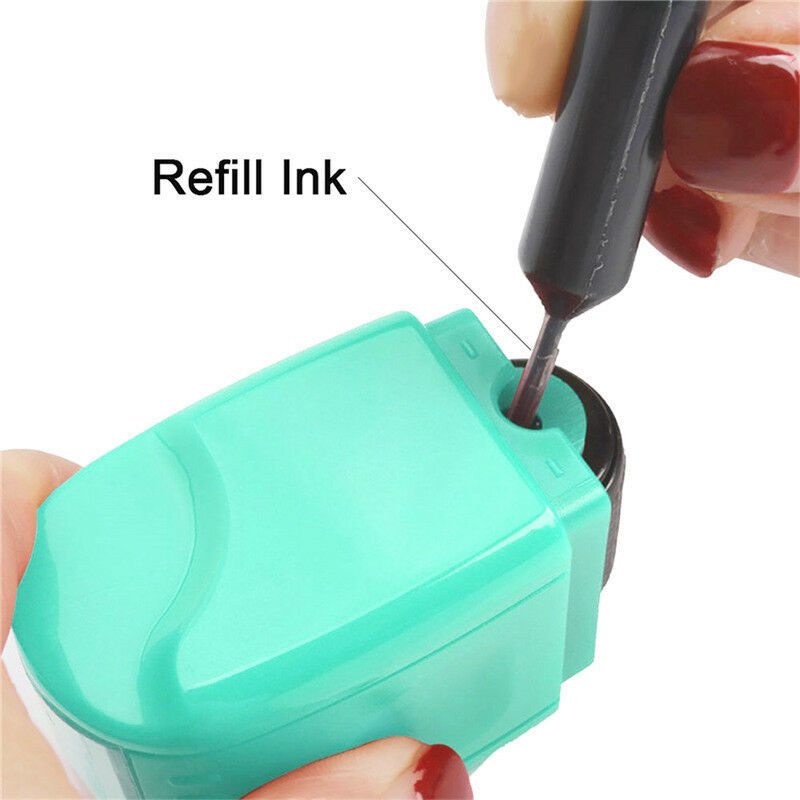 Security Stamp Roller Privacy Seal Roller Type Cover Eliminator Seal Portable Self-Inking Identity Theft Protection Roller Stamp