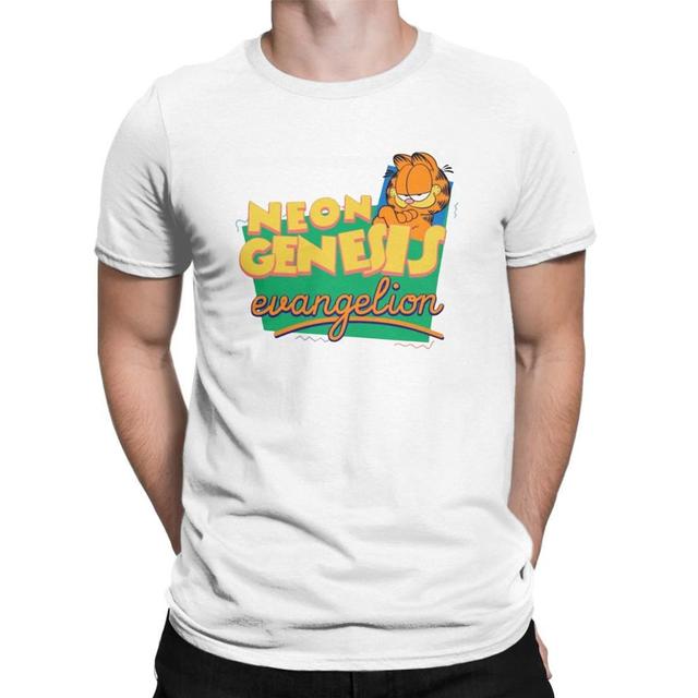 Tyburn Neon Genesis Garfield Men T Shirt Lovely Cat Funny Tee Shirts Short Sleeve T-Shirt Pure Adult Clothing, White
Tyburn Neon Genesis Garfield Men T Shirt Lovely Cat Funny Tee Shirts Short Sleeve T-Shirt Pure Adult Clothing, White