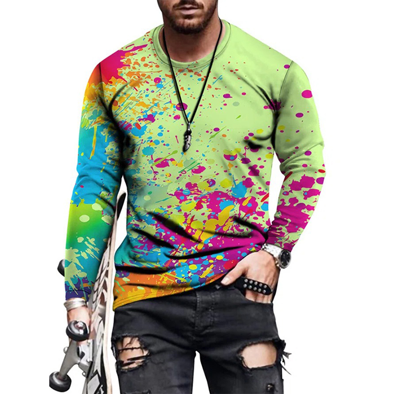 PaintedMens 3D Print T-shirt Visual Impact Party Top Streetwear Round Neck High Quality Long Sleeves Graphic Optical Illusion Plus Size Print Daily Tops, Orange
PaintedMens 3D Print T-shirt Visual Impact Party Top Streetwear Round Neck High Quality Long Sleeves Graphic Optical Illusion Plus Size Print Daily Tops, Orange