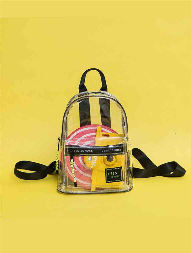 summer female backpack fashion transparent white bags casual high capacity ladies bag girls free
summer female backpack fashion transparent white bags casual high capacity ladies bag girls free