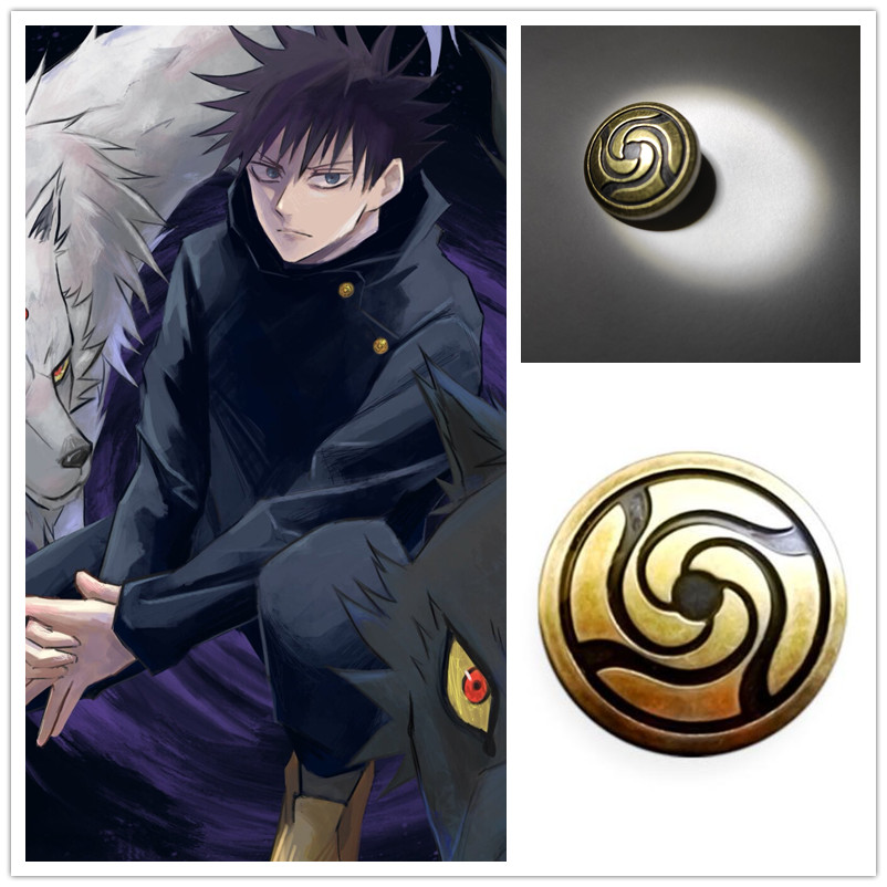 Costume Accessories1PCS Jujutsu Kaisen Gojou Satoru Nobara Kugisaki Itadori Yuuji Fushiguro Megumi Ryoumen Sukuna Cosplay Button 2.2CM, Gold
Costume Accessories1PCS Jujutsu Kaisen Gojou Satoru Nobara Kugisaki Itadori Yuuji Fushiguro Megumi Ryoumen Sukuna Cosplay Button 2.2CM, Gold