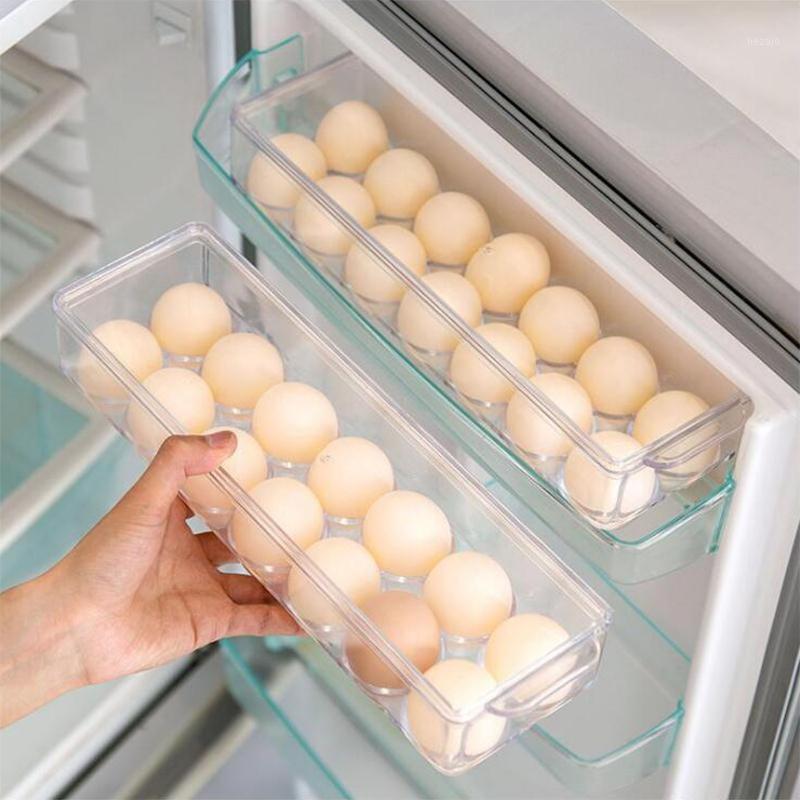 Storage Bottles & Jars Fresh-keeping Box Egg Rack Refrigerator Side Door Household Transparent Grid Container
Storage Bottles & Jars Fresh-keeping Box Egg Rack Refrigerator Side Door Household Transparent Grid Container
