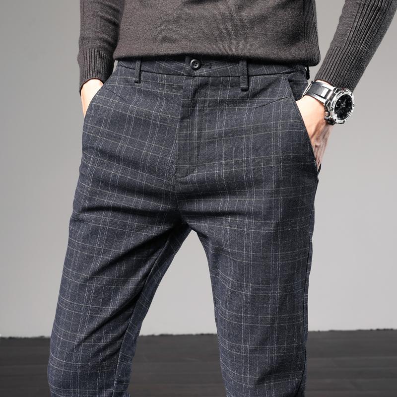 Men's Pants Price Black Grey Blue Color Causal British Style Slim Fit Plaid Check Chino Trousers Pantalone For Men
Men's Pants Price Black Grey Blue Color Causal British Style Slim Fit Plaid Check Chino Trousers Pantalone For Men
