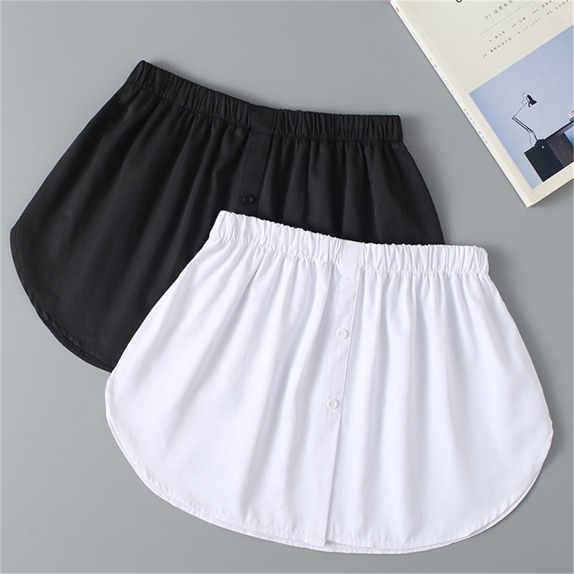 Sexy Skirt Adjustable Layering Fake Top Mini Shirt Extender Half Extended Women Accessories Button 210708, Black
Sexy Skirt Adjustable Layering Fake Top Mini Shirt Extender Half Extended Women Accessories Button 210708, Black