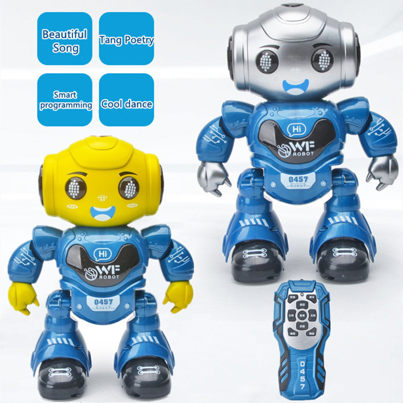 2.4G Smart Recording RC Robot Program Walking Glide Singing Dance Mutil-Function Robot Toy Kids Eductional Toy Boy RC Toy Gifts, Color1
2.4G Smart Recording RC Robot Program Walking Glide Singing Dance Mutil-Function Robot Toy Kids Eductional Toy Boy RC Toy Gifts, Color1
