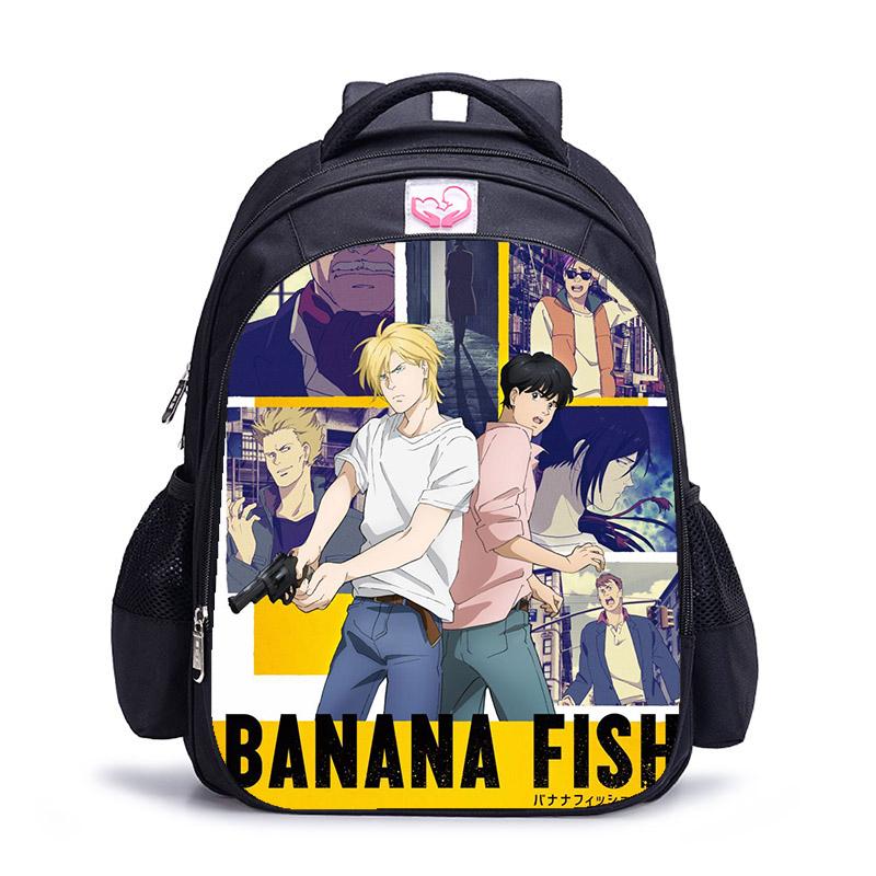 Backpack 16 Inch Banana Fish Kids Boys Girls School Shoulder Bags Student Daily Travel Knapsack College Mochila
Backpack 16 Inch Banana Fish Kids Boys Girls School Shoulder Bags Student Daily Travel Knapsack College Mochila