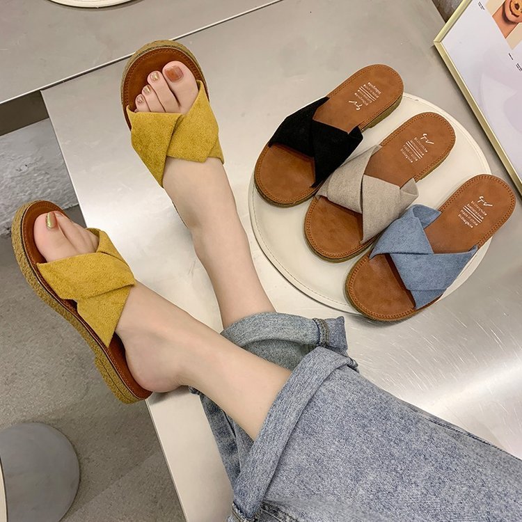luxury slippers slippers beach 2021 summer korean large cross yellow flat bottomed women's sho, Black
luxury slippers slippers beach 2021 summer korean large cross yellow flat bottomed women's sho, Black