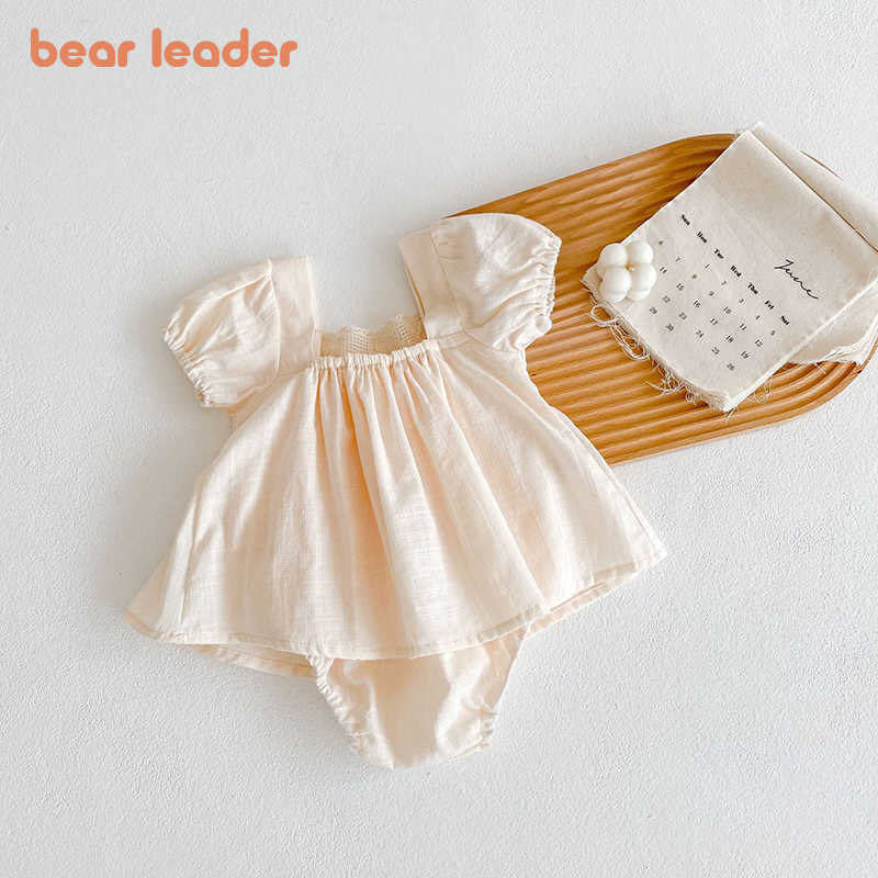Bear Leader Toddler Baby Sleeveless Summer Rompers Korean Style Infant Girls Ruffles Bodysuits born Patchwork Lace Suit 210708, Ah2198beige
Bear Leader Toddler Baby Sleeveless Summer Rompers Korean Style Infant Girls Ruffles Bodysuits born Patchwork Lace Suit 210708, Ah2198beige