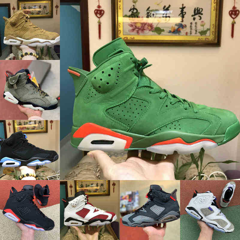 Top Quality Travis Hare DMP 6 Mens Basketball Shoes Scotts Reflective 6s Chinese Year Gatorade Like White Tinker Black Infrared Carmine Oreg
Top Quality Travis Hare DMP 6 Mens Basketball Shoes Scotts Reflective 6s Chinese Year Gatorade Like White Tinker Black Infrared Carmine Oreg
