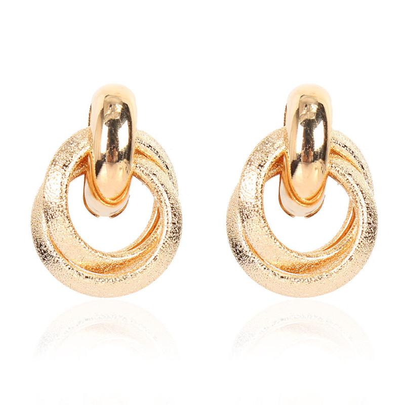 Stud Retro Golden Geometric Ring Hollow Out Ear Studs Classic Personality Alloy Earrings Woman Girl Temperament Jewelry, Golden;silver
Stud Retro Golden Geometric Ring Hollow Out Ear Studs Classic Personality Alloy Earrings Woman Girl Temperament Jewelry, Golden;silver