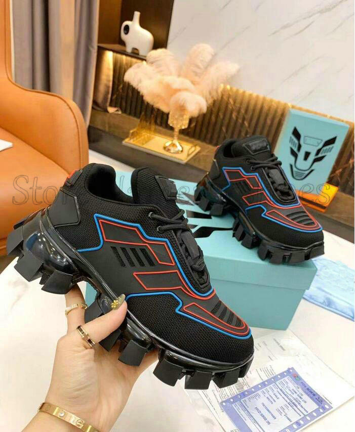 Cloudbust Thunder Mens Shoes Lug-Sole Trainer Sneakers 19FW Capsule Series Technical Fabric and Rubber Designer Luxurys 3D thickness Men Casual Shoe, Customize
Cloudbust Thunder Mens Shoes Lug-Sole Trainer Sneakers 19FW Capsule Series Technical Fabric and Rubber Designer Luxurys 3D thickness Men Casual Shoe, Customize