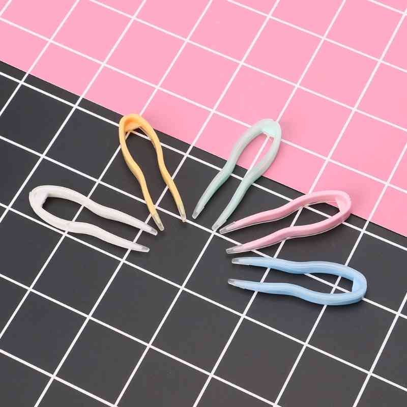 Contact Lens Pincet Care Travel Clip Remover Tool Tips Random Color Kit 40JA