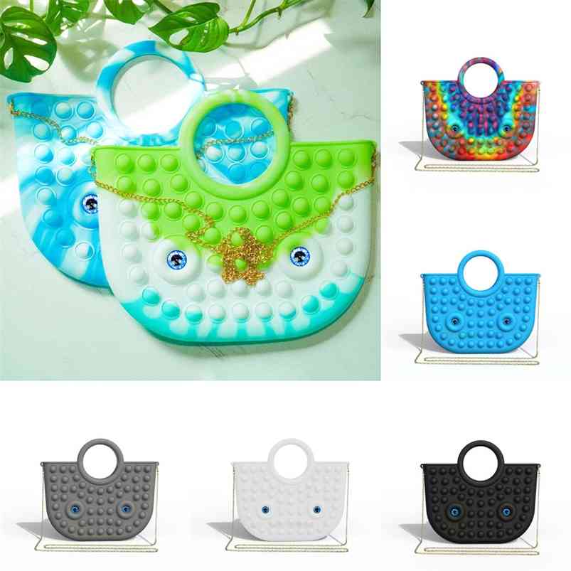 Sensory Push pop fidget toy handbag rainbow tie dye popet bubble popper board purses hand bags tote kids finger puzzle cosmetics storage christmas bag G96D3ND, Blue and white
Sensory Push pop fidget toy handbag rainbow tie dye popet bubble popper board purses hand bags tote kids finger puzzle cosmetics storage christmas bag G96D3ND, Blue and white