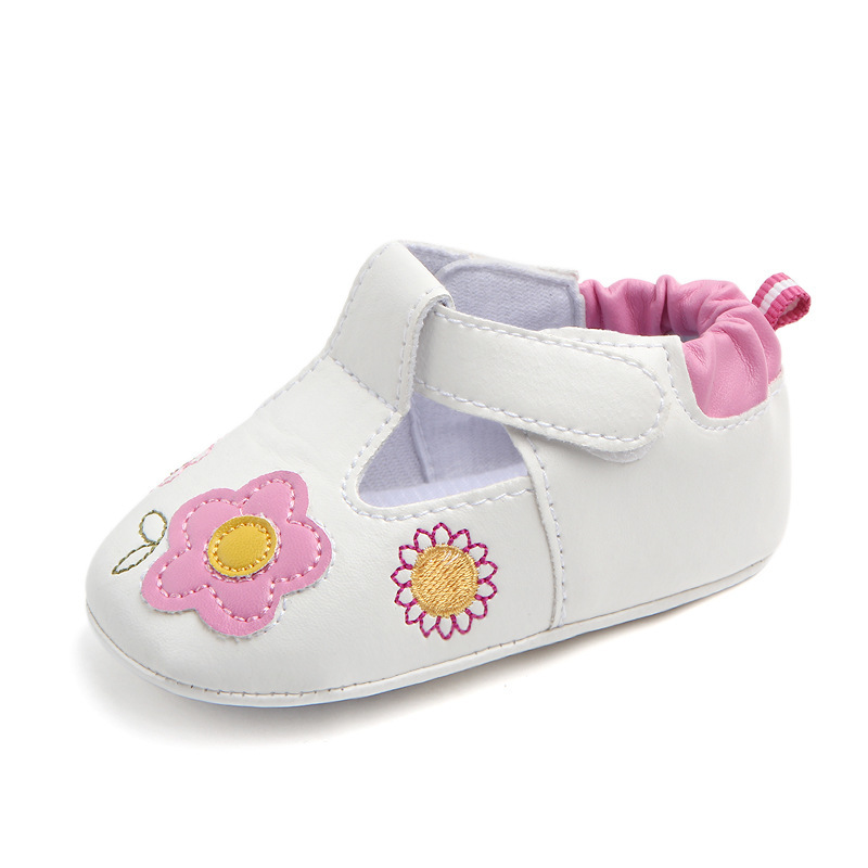 Melario Newborn Baby Flowers Shoes Fashion Toddler Girls Boys First Walkers Kids Infants Sweet Spring Autumn Shoes 210412