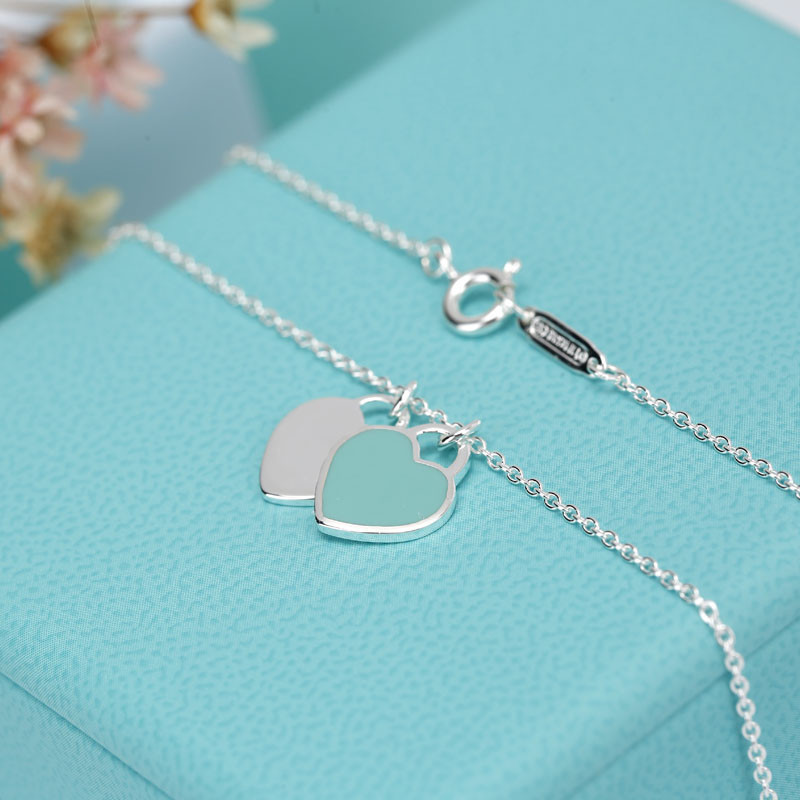 Ms 1:1 Classic Silver S925 women's bracelet,fashionable blue double love 4mm necklace,Love girlfriend engagement gift jewellery
Ms 1:1 Classic Silver S925 women's bracelet,fashionable blue double love 4mm necklace,Love girlfriend engagement gift jewellery