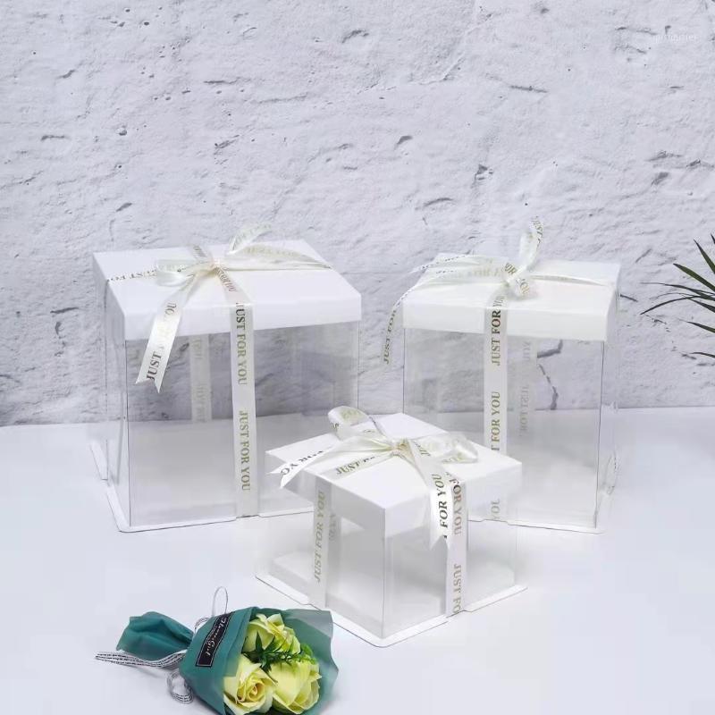 Gift Wrap 2pcs Transparent Empty Box For Birthday Party Cake Clear PVC Supplies Ribbon
Gift Wrap 2pcs Transparent Empty Box For Birthday Party Cake Clear PVC Supplies Ribbon