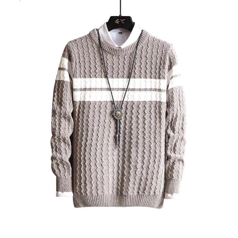 Men's Sweaters Autumn and Winter Long Sleeve Round Neck Trend Korean Pullover Casual Straight Knitting 8NXH, Black
Men's Sweaters Autumn and Winter Long Sleeve Round Neck Trend Korean Pullover Casual Straight Knitting 8NXH, Black