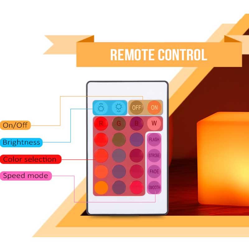 Waterproof LED Light Cube Seat Chair Rechargeable Lighting + Remote Control For Bar Home Decor High Quality Lawn Lamps