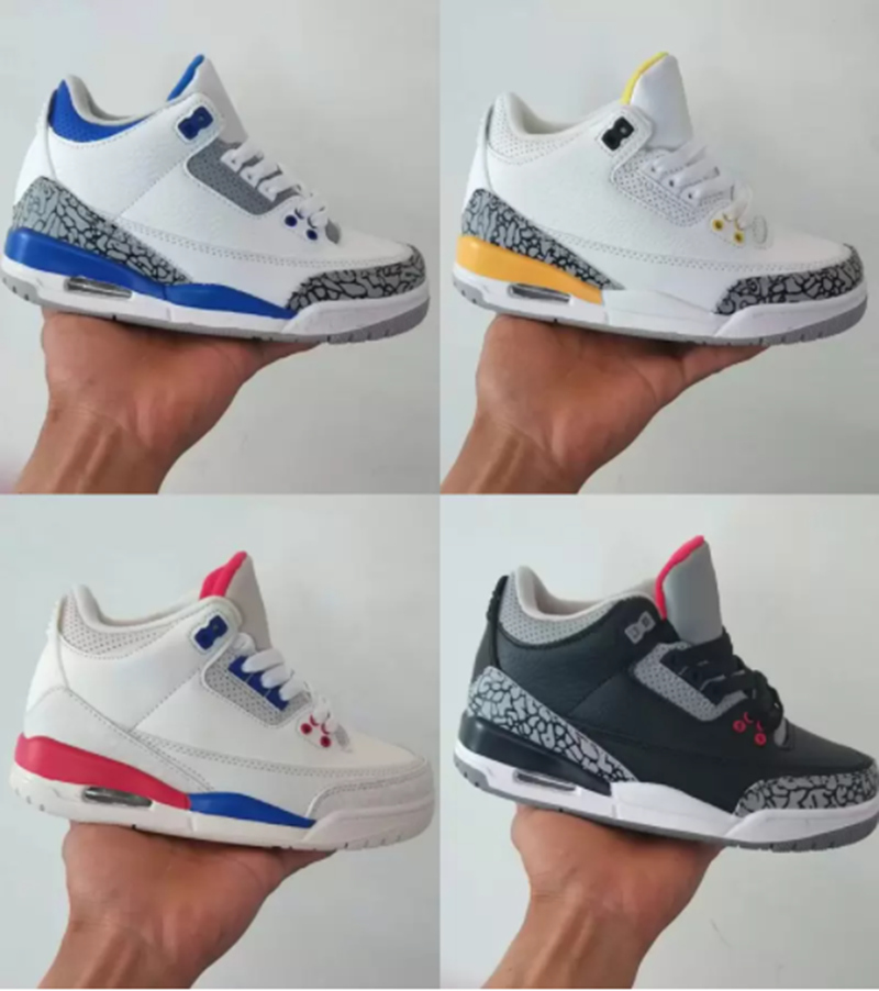 Kids Shoe 3 White Cement Katrina Cyber Monday Basketball Shoes Youth Boys Girls 3s III Sneaker Size 26-35, Black
Kids Shoe 3 White Cement Katrina Cyber Monday Basketball Shoes Youth Boys Girls 3s III Sneaker Size 26-35, Black