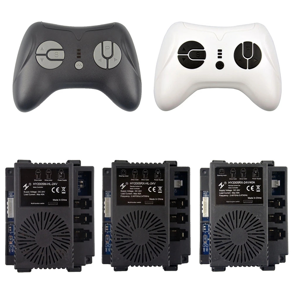 HY2005RX-HL-24V Children's Electric Car Controller HY2005M-HL-24V Drift Vehicle Receiver HY2005RX-24V/40A RC Transmitter HY2005RX-HL-24V
HY2005RX-HL-24V Children's Electric Car Controller HY2005M-HL-24V Drift Vehicle Receiver HY2005RX-24V/40A RC Transmitter HY2005RX-HL-24V