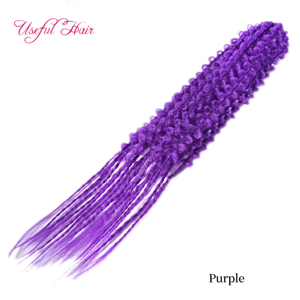 Pre Stretched Butterfly Box Crochet Braid Hair Ombre Colorful Butterfly Locs Crotchet Synthetic Braids Hair Extensions Fashion 3x box 24inch long