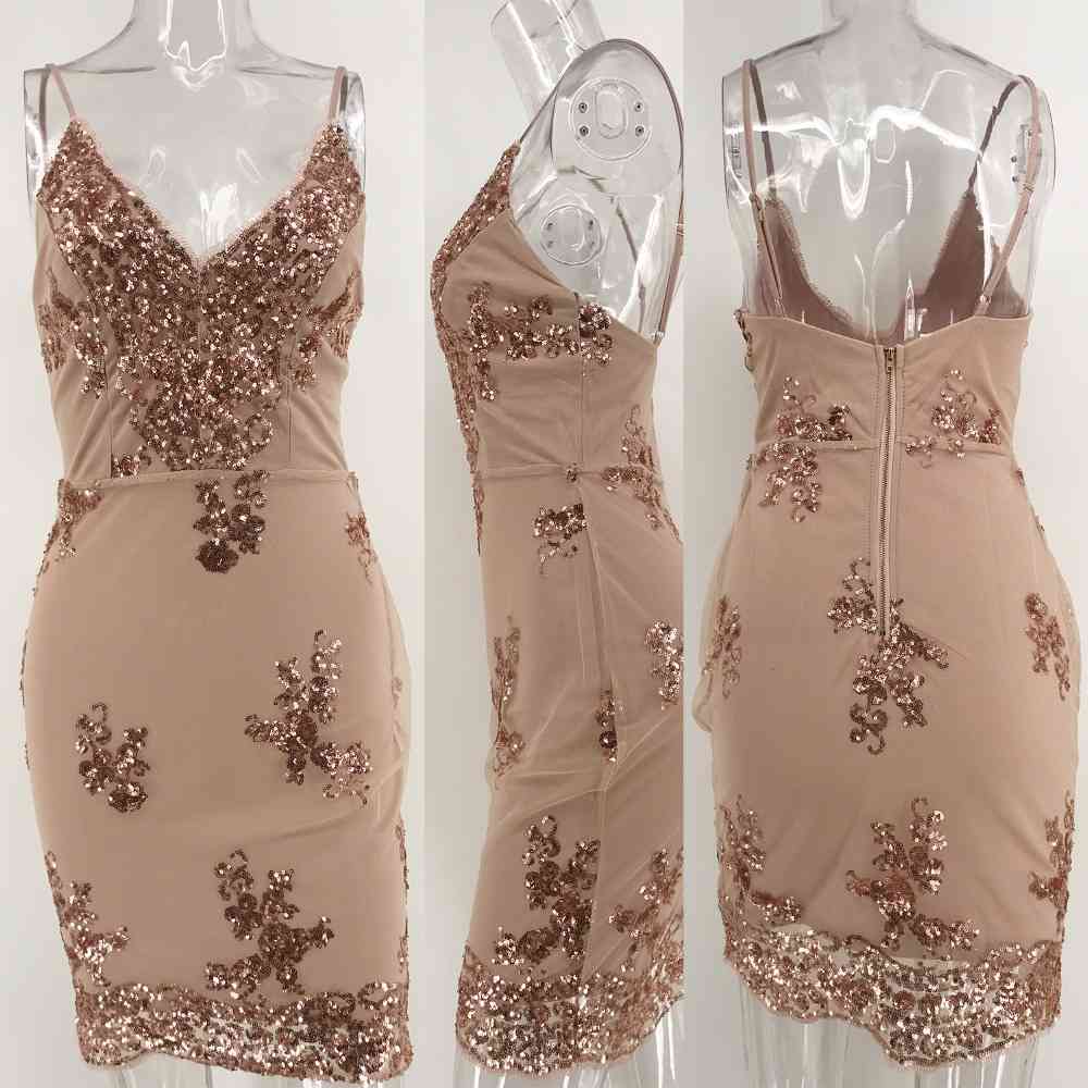 Sexy club outfits Sequins Summer Dress Women Mini Black bodycon Party dress vintage woman sukienki Dresses vestidos clothes 210401