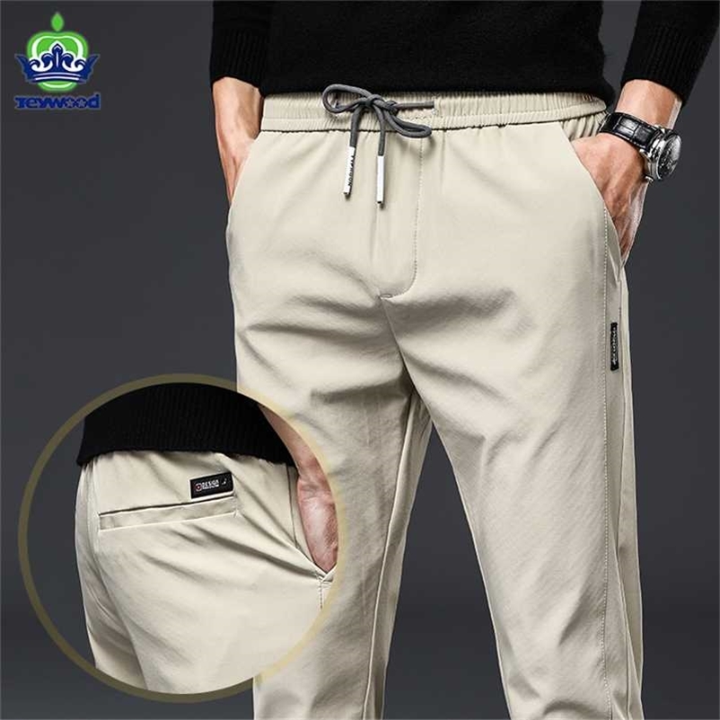 Jeywood Brand Autumn Men's Casual Pants Slim Pant Straight Trousers Male Fashion Stretch Khaki Jogging Sweatpants Plus Size 38 211108, Black
Jeywood Brand Autumn Men's Casual Pants Slim Pant Straight Trousers Male Fashion Stretch Khaki Jogging Sweatpants Plus Size 38 211108, Black