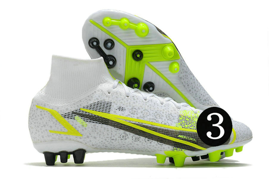 2021 Superfly 8 Elite AG Assassin 14 men/women/kids soccer shoe Generation High Top All Knitted Waterproof Football Shoes white grey green sports boots
2021 Superfly 8 Elite AG Assassin 14 men/women/kids soccer shoe Generation High Top All Knitted Waterproof Football Shoes white grey green sports boots