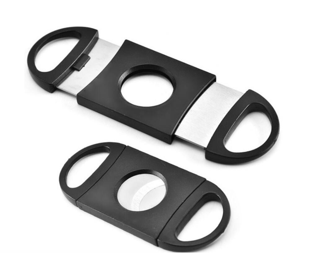 Pocket Plastic Stainless Steel Double Blades Cigar Cutter Knife Scissors Tobacco Black New
Pocket Plastic Stainless Steel Double Blades Cigar Cutter Knife Scissors Tobacco Black New