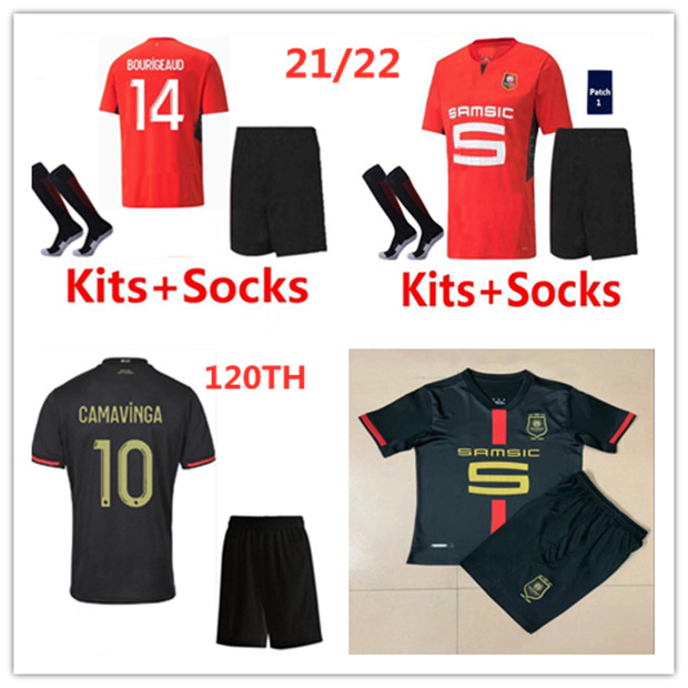 21 22 Kids Stade Rennais 120TH Anniversary Soccer Jersey 2021 2022 CAMAVINGA Niang BOURIGEAUD RAPHINHA maillot de foot Football Shirt, 120th kids no socks
21 22 Kids Stade Rennais 120TH Anniversary Soccer Jersey 2021 2022 CAMAVINGA Niang BOURIGEAUD RAPHINHA maillot de foot Football Shirt, 120th kids no socks