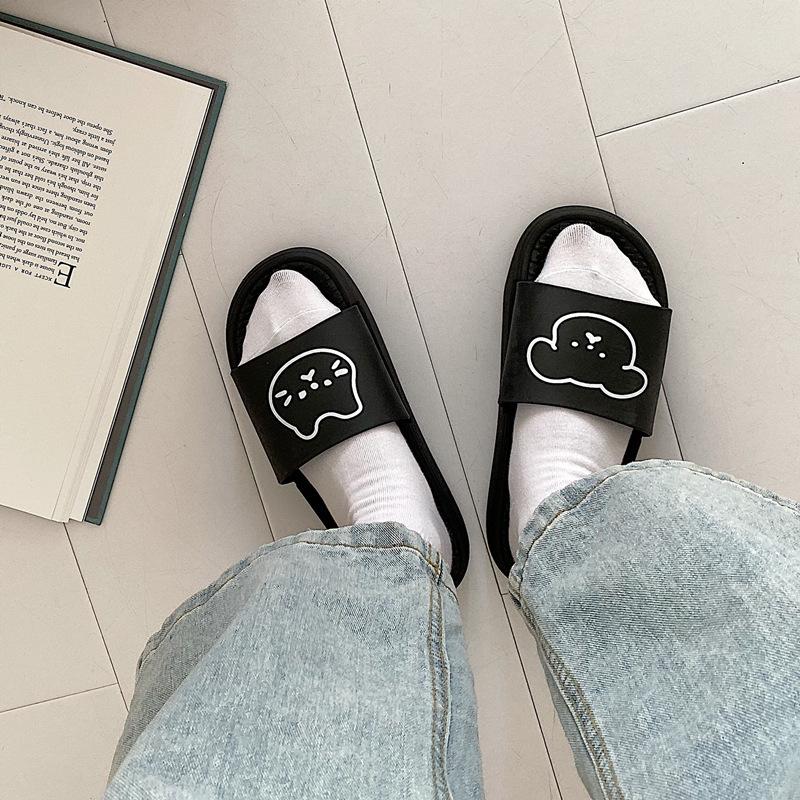 Cartoon Dog Cute Slippers House Wear Thick Soft Bottom Casual Summer Shoes Woman 2021 Platforms Luxury Sandals, Black cat and dog
Cartoon Dog Cute Slippers House Wear Thick Soft Bottom Casual Summer Shoes Woman 2021 Platforms Luxury Sandals, Black cat and dog