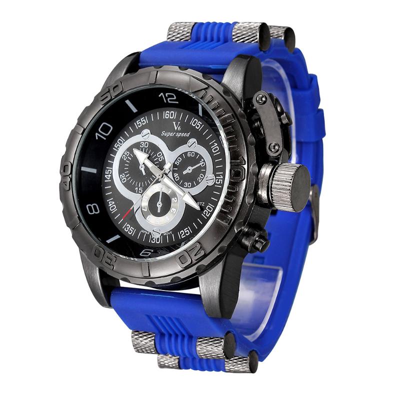 Wristwatches 2021 Listing Men Quartz Watch Brand Fashion Silicone Mens Multi-function Watchs Unique Design Relogio Masculino Erkek Kol Saati, Gray
Wristwatches 2021 Listing Men Quartz Watch Brand Fashion Silicone Mens Multi-function Watchs Unique Design Relogio Masculino Erkek Kol Saati, Gray