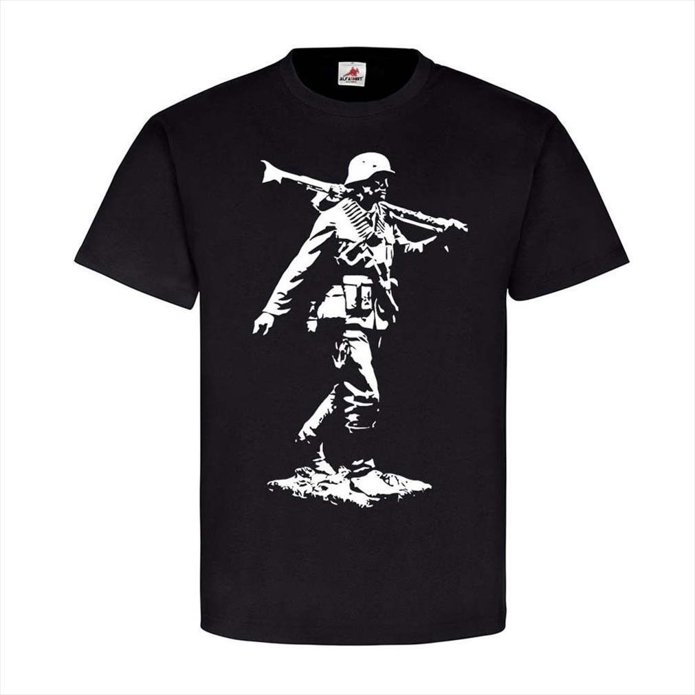 Summer Brand Clothing Alter Men T Shirt Soldat Mit Mg34 Maschinengewehr Wh Zweiter Weltkrieg Novelty, White;black
Summer Brand Clothing Alter Men T Shirt Soldat Mit Mg34 Maschinengewehr Wh Zweiter Weltkrieg Novelty, White;black