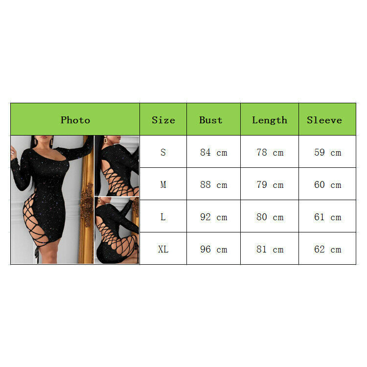 Spring Women Dress Gown Black Long Sleeve Sexy Lady Bodycon Hollow Short Dresses Party Night Club Summer Vestido 210409