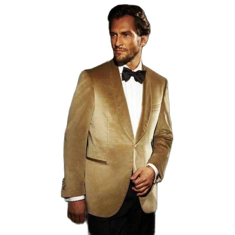 Handsome Gold Velvet Groom Tuxedos Shawl Collar Men's Toast Dress Work Business Suits (Jacket+Pants+Bow Tie) W:221 & Blazers, Same as image
Handsome Gold Velvet Groom Tuxedos Shawl Collar Men's Toast Dress Work Business Suits (Jacket+Pants+Bow Tie) W:221 & Blazers, Same as image