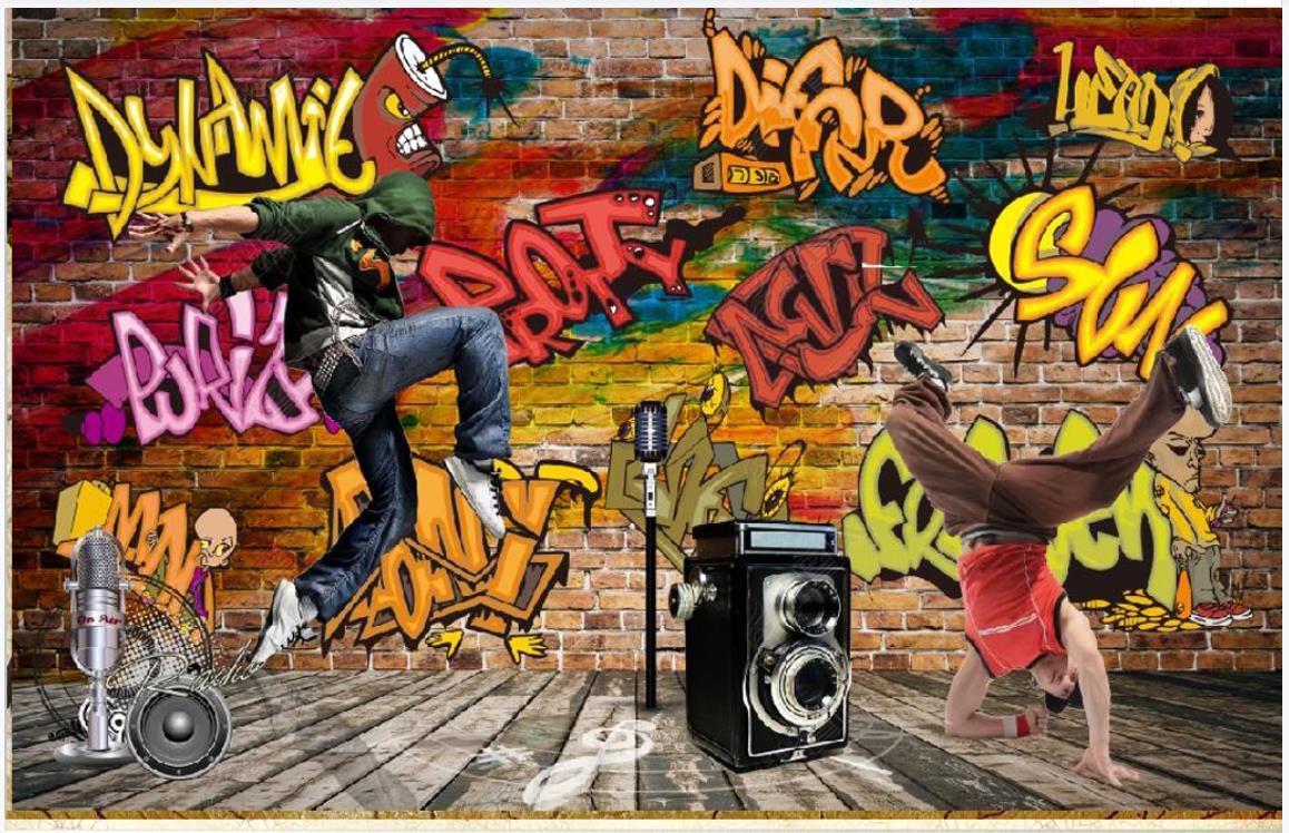 Custom photo wallpapers 3d murals wallpaper Retro graffiti street dance bar background wall papers home decoration, Customized
Custom photo wallpapers 3d murals wallpaper Retro graffiti street dance bar background wall papers home decoration, Customized