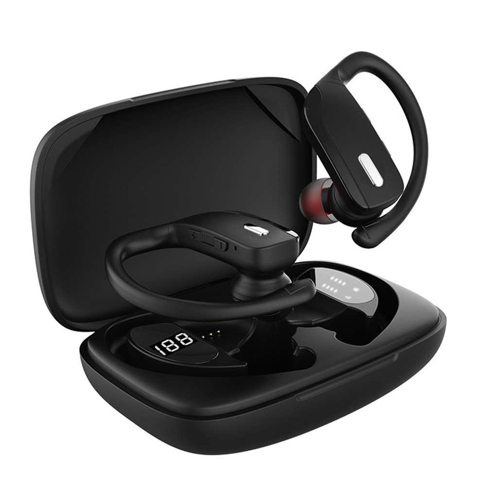 T17 TWS Bluetooth V5.0 Wireless in-Ear Headset with LED Power Display HiFi HD Call Earphones, Black
T17 TWS Bluetooth V5.0 Wireless in-Ear Headset with LED Power Display HiFi HD Call Earphones, Black