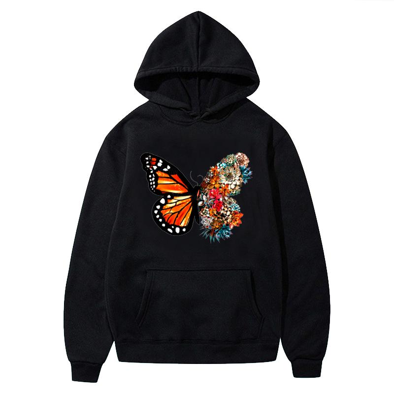Women's Hoodies & Sweatshirts Flowers Butterfly Printed Women Aesthetic Autumn Winter Hooded Streetshirt Harajuku Long Sleeve Pullovers Pock, Wr
Women's Hoodies & Sweatshirts Flowers Butterfly Printed Women Aesthetic Autumn Winter Hooded Streetshirt Harajuku Long Sleeve Pullovers Pock, Wr
