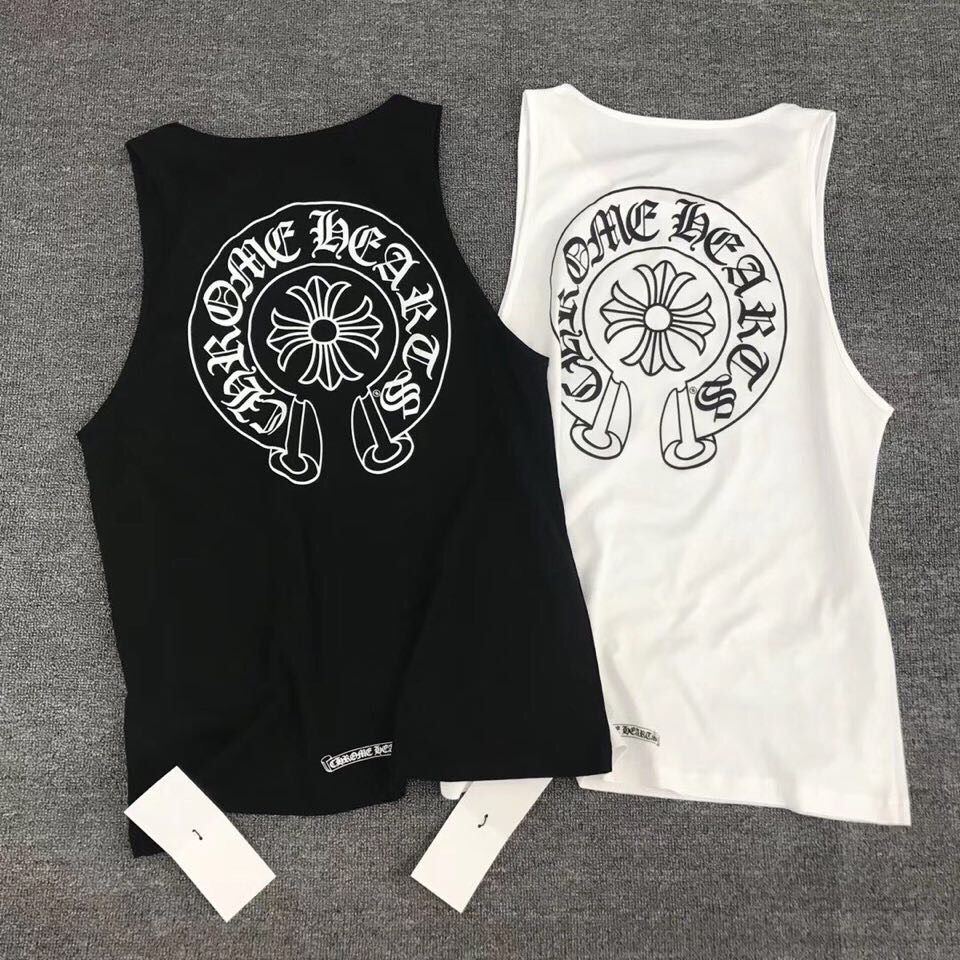 chrom hearts new Chome heart 2021 fashion brand summer loose crosin horseshoe cross letter print men's and women's sleeveless vest T-shirt, White;black
chrom hearts new Chome heart 2021 fashion brand summer loose crosin horseshoe cross letter print men's and women's sleeveless vest T-shirt, White;black