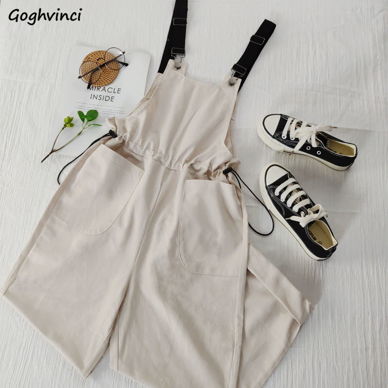 Jumpsuits Women Spring Ankle-length Suspenders Solid All-match Loose 4XL Drawstring Harajuku Students Chic Stylish Ulzzang New, 58black
Jumpsuits Women Spring Ankle-length Suspenders Solid All-match Loose 4XL Drawstring Harajuku Students Chic Stylish Ulzzang New, 58black