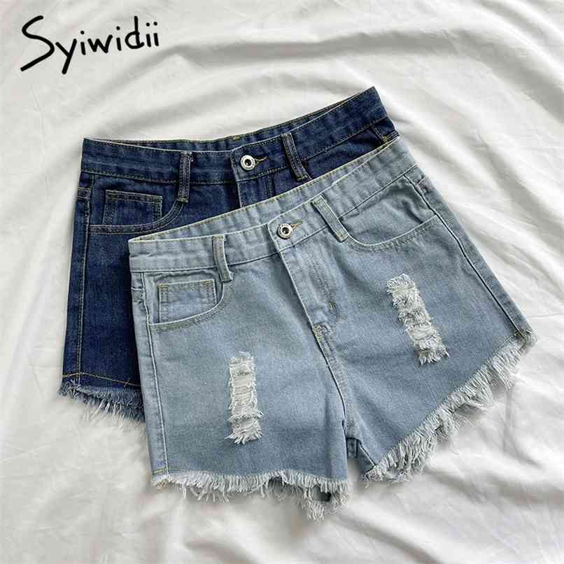 Womens High Waisted Denim Shorts Jean Ripped Summer Clothing Fashion Sky Blue Hollow Out Tassel Solid Hole Sweat 210607
Womens High Waisted Denim Shorts Jean Ripped Summer Clothing Fashion Sky Blue Hollow Out Tassel Solid Hole Sweat 210607
