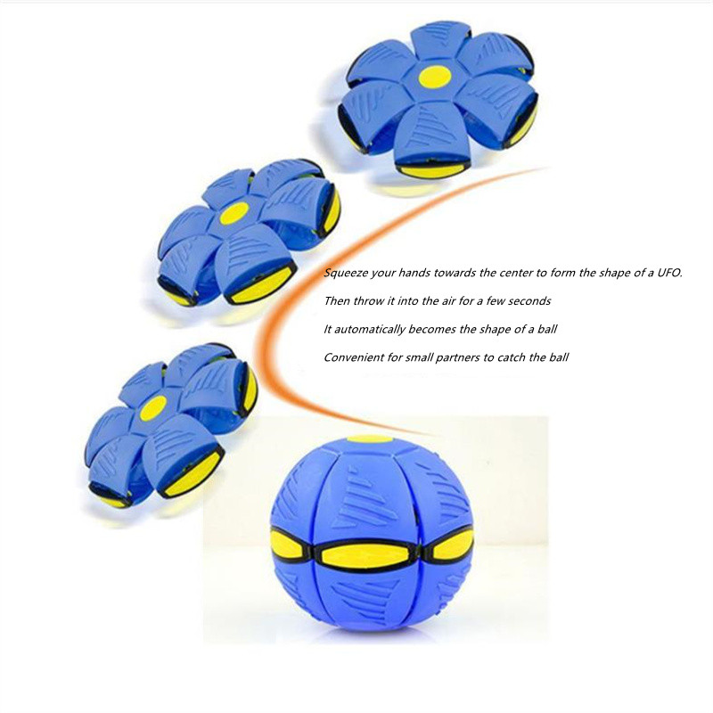 Fidget Toys Magic flying ball decompression puzzle luminous foot deformation vent ball parent-child interaction toy outdoor entertainment