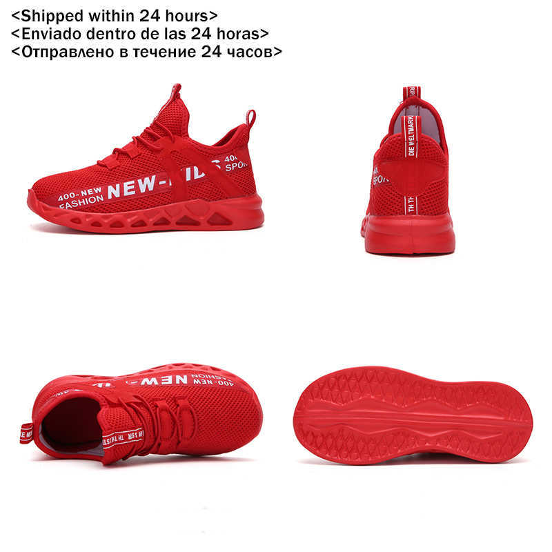 Black Kids Running Mesh Tennis Sport for Boys Lightweight Children Casual Walking Shoes Breathable Girls Sneakers 210902 XJ260303