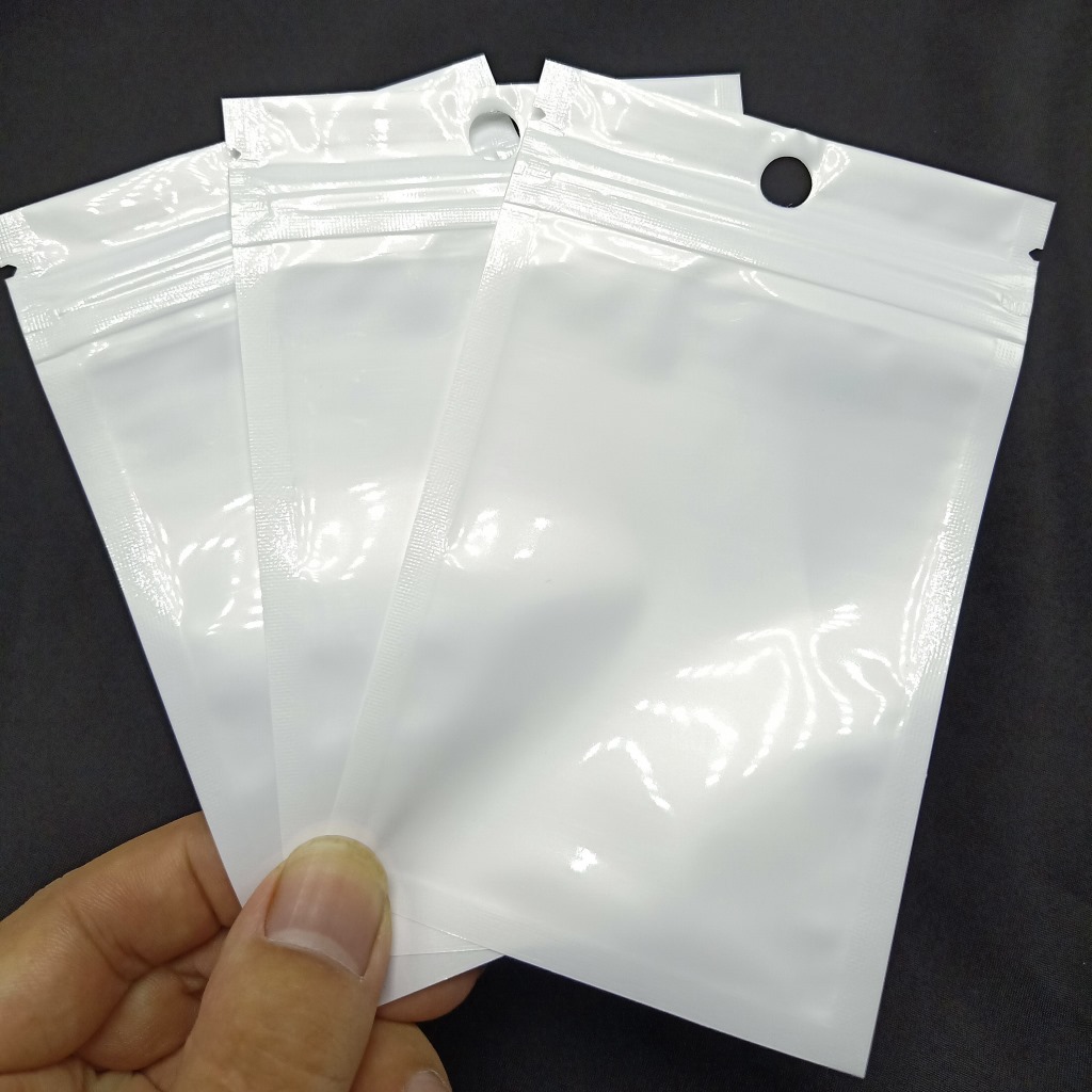 Clear white pearl Plastic Poly OPP packing zipper Zip Retail Packages Jewelry food PVC plastic bag packing bags many size available DH9623