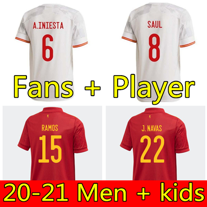 Player fans version Spain 2020 2021 soccer jersey Camiseta PACO MORATA A.INIESTA PIQUE 20 21 European Cup ALCACER SERGIO ALBA hombre nino, Black;yellow
Player fans version Spain 2020 2021 soccer jersey Camiseta PACO MORATA A.INIESTA PIQUE 20 21 European Cup ALCACER SERGIO ALBA hombre nino, Black;yellow