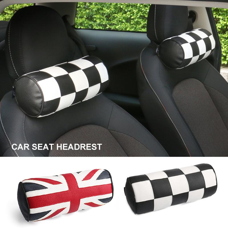 Seat Cushions Car Headrest PU Leather Neck Pillow Head Support Cushion For MINI COOPER Memory Cotton Union Jack
Seat Cushions Car Headrest PU Leather Neck Pillow Head Support Cushion For MINI COOPER Memory Cotton Union Jack