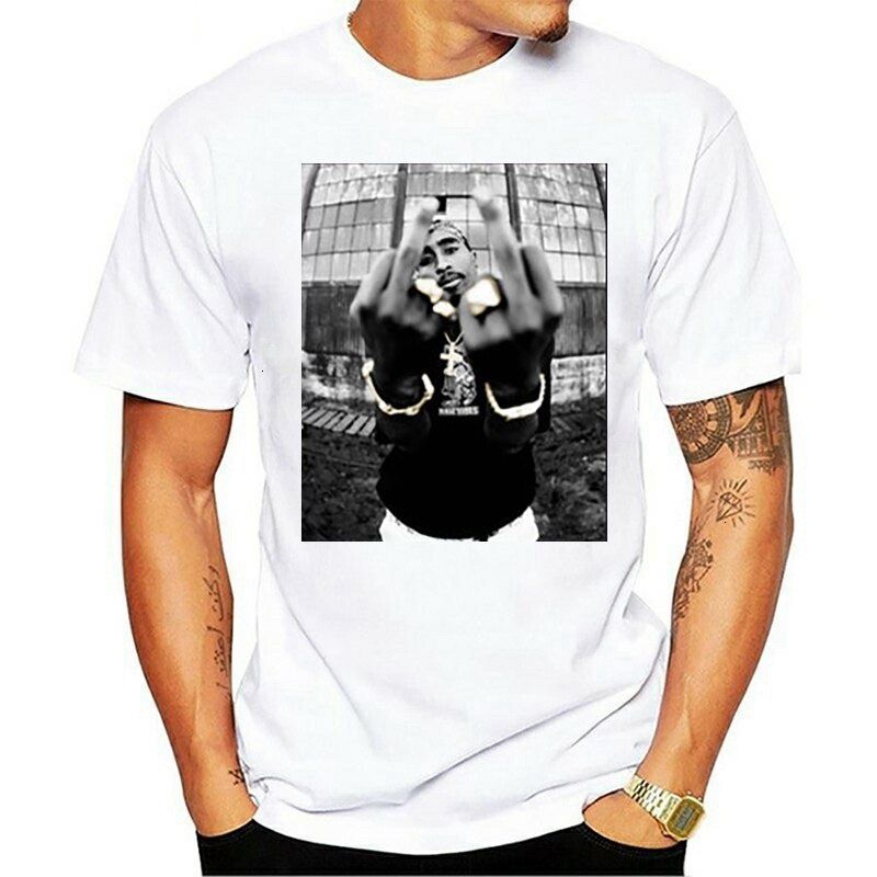 2pac Tupac Shakur Casual Street Wear Mens Fashion Hiphop Rap Star Cool T-shirt Short Sleeve Cotton Tee Top Vintage T Shirt
2pac Tupac Shakur Casual Street Wear Mens Fashion Hiphop Rap Star Cool T-shirt Short Sleeve Cotton Tee Top Vintage T Shirt