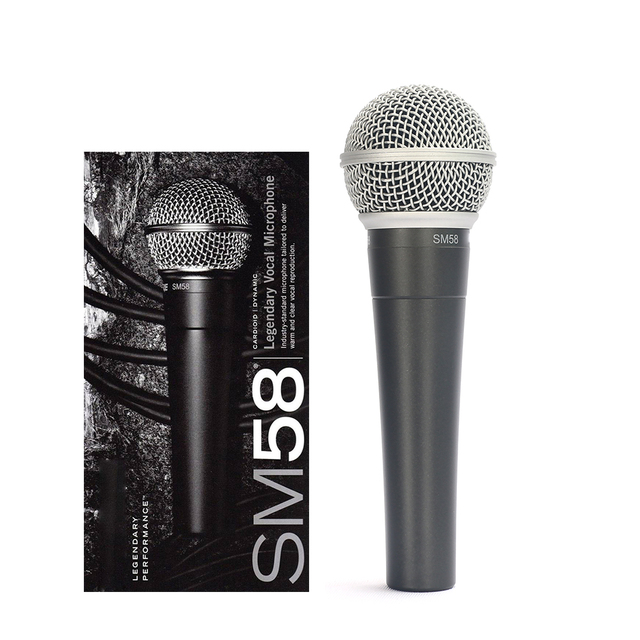 High Quality Version SM58LC SM58S Metal Wired Microphone Dynamic Cardioid Mic For Karaoke Singing Live Vocals Performance Stage