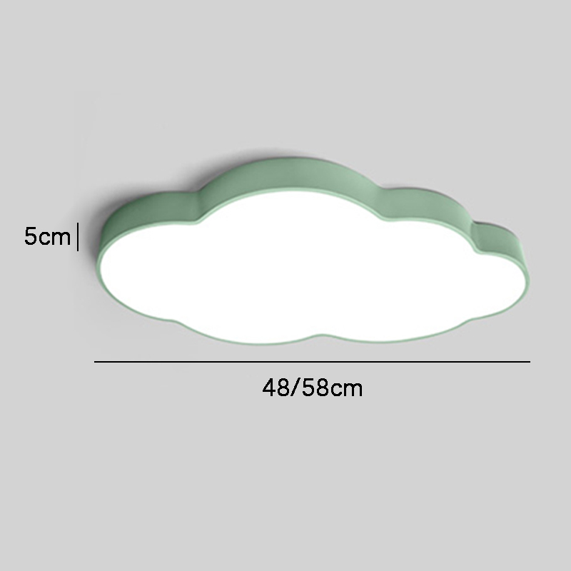 Modern Children's bedroom LED dimming Cloud-shaped ceiling light simple living room creative kindergarten