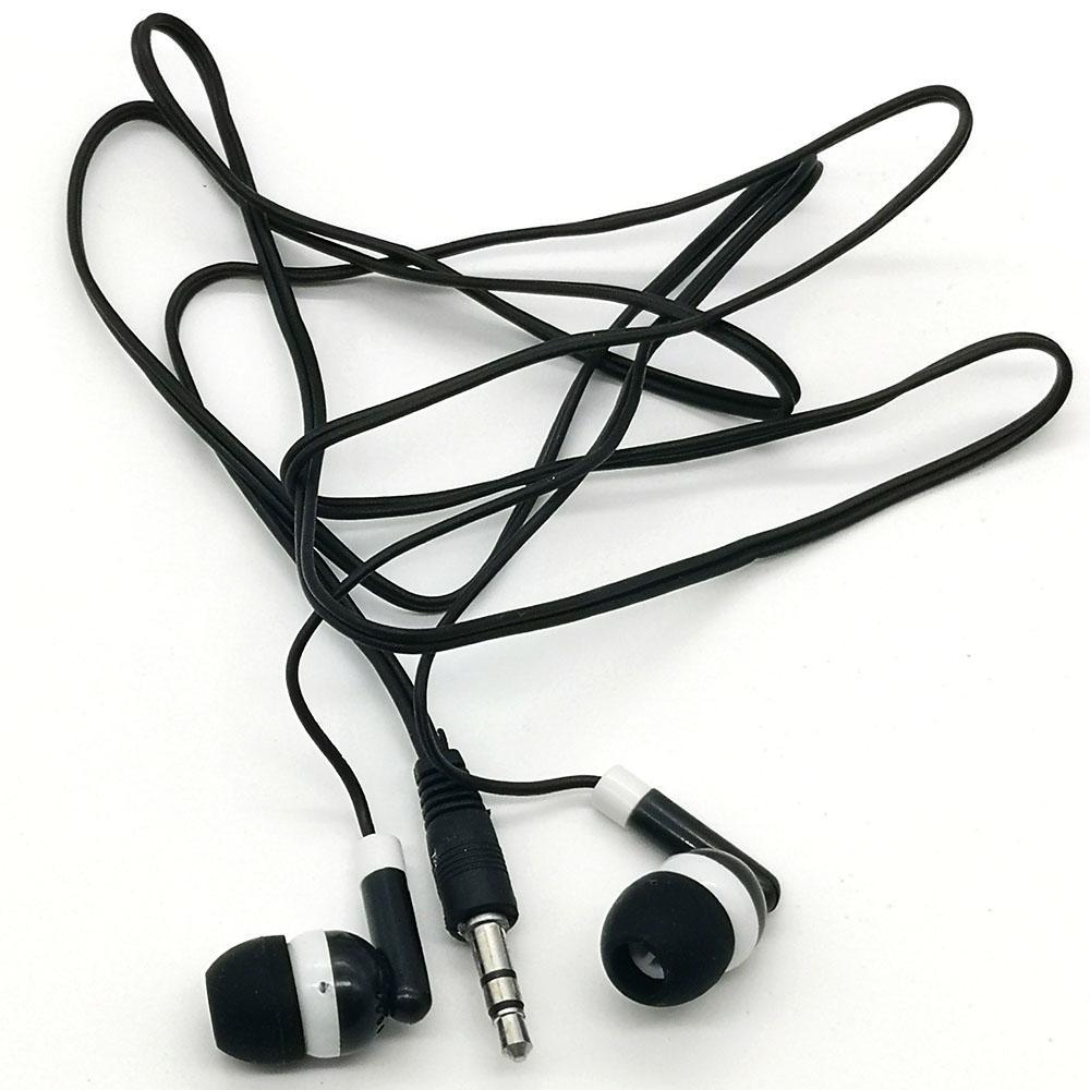 Earphones Headset 3.5mm Plug Disposable Earbuds for School Gift Museum Concert MP3 MP4 Mobile Phone DZ03